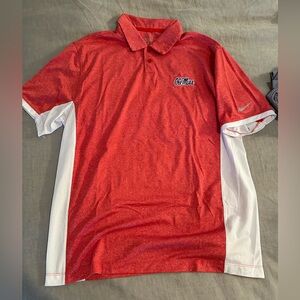 Ole Miss Nike Dri fit polo. Large